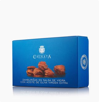 Zamburiñas En Salsa De Vieira Con Aceite De Oliva Virgen Extra