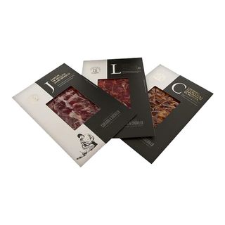 Surtido De Ibéricos Loncheados Formado Por Jamón. Lomo Y Chorizo De Bellota 100% Ibéricos Club Del Gourmet 240 Gr.