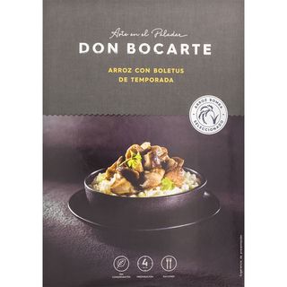 Preparado Arroz Con Boletus De Temporada Don Bocarte 400 Gr.