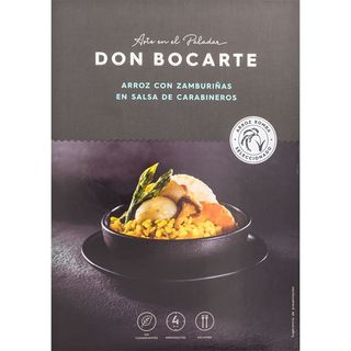 Arroz Con Zamburiñas Y Salsa Carabineros Don Bocarte 400 Gr.