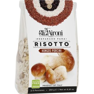 Risotto Arroz Con Setas Preparado Gli Aironi Envase 250 Gr.