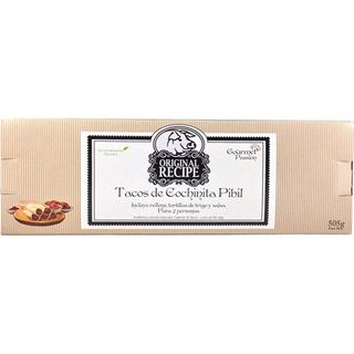 Original Recipe Kit De Tacos De Cochinita Incluye Relleno Tortillas De Trigo Y Salsa Gourmet Passion Envase 505 Gr.