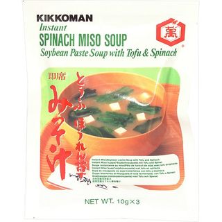Sopa Miso Con Espinacas Instantánea Kikkoman Sobre 30 Gr.