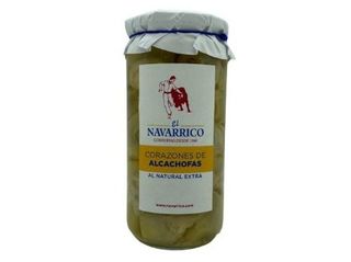 Corazones De Alcachofa El Navarrico Bote Cristal 400 Gr.