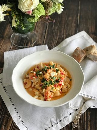 Salpicón De Rape Y Gambón Lume Barqueta 350 Gr.