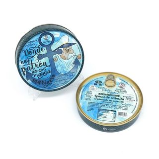 Lomos De Caballa Al Pimiento De Espellete Lata 170 Gr. (peso Escurrido)