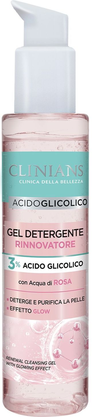 CLINIANS ACIDO GLICOLICO GEL DETERGENTE RINNOVATORE EFFETTO GLOW 150ML   MIN4780