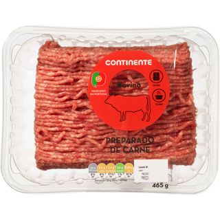 Preparado de Carne Picada de Bovino Continente (emb. 465 gr)