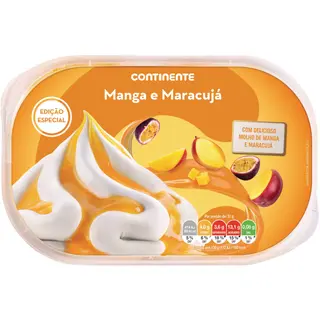 Gelado Exótico Manga e Maracujá Continente (emb. 900 ml)
