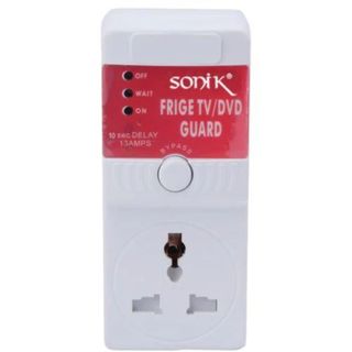Sonik Surge Protector Fridge Tv/Dvd Guard, White