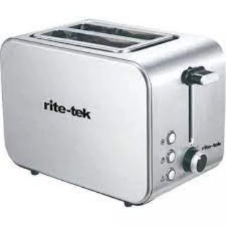 Rite-Tek Stainless Steel 2-Slice Toaster, 850W