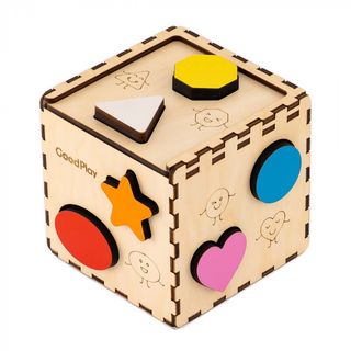 Кубик-сортер Good Play Весела фігурка (CUB-4-001)