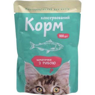 Корм Для Котів Українська Зірка З Рибою 100 Г