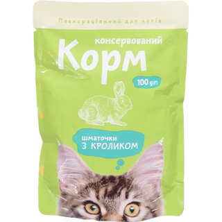 Корм Для Котів Українська Зірка З Кроликом 100 Г