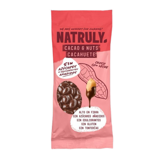 Natruly Cacao&Nuts de Chocolate con Leche 50g