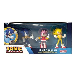 Set Colección de 3 figuras Super Sonic