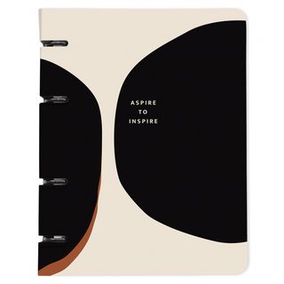 Тетрадь общая, Be Smart, 155х212 мм, 80 л., клетка, кольцевой механизм, картон. Коллекция "Inspire", бежевый