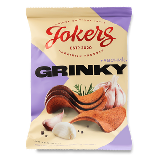 Грінки Jokers часник 80 грам