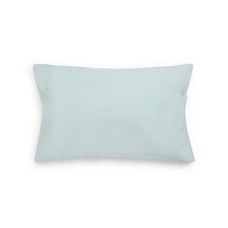 Funda De Almohada Algodón Orgánico Besto Azul Aqua 45x110 cm