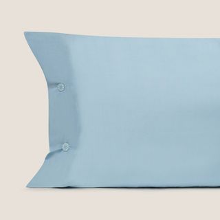 Funda De Almohada Algodón Orgánico Besto Azul 45x110 cm