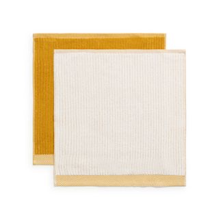 Set 2 Trapos Rizo Algodón Gabrican Amarillo 50x50 cm