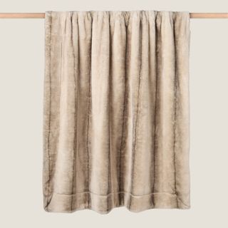 Manta Pelo Suave Bicolor Harry Marron 120x180 cm