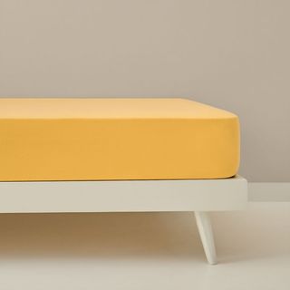 Bajera Punto Algodón Kinbi Amarillo cama 80-90cm