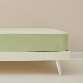 Bajera Punto Algodón Kinbi Verde Claro cama 80-90cm