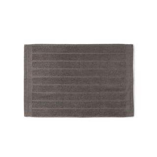 Alfombra Baño Algodón Egipcio Nilo Gris Oscuro 50x70 cm