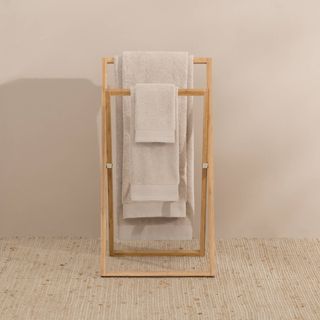 Toalla Baño Algodón Egipcio Nilo Piedra Claro 30x50 cm