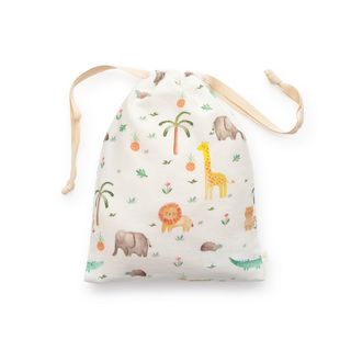 Bolsa Algodón Jungla Selvu Blanco 25x35 cm