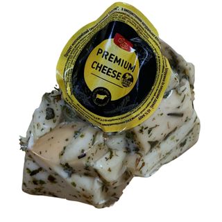 Сир кубики з травами