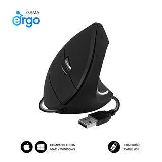 Raton Subblim Vertical Ergo Wired Black (SUBB300)