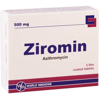 ზირომინი 500მგ ტაბ #3   Ziromin tab 500mg #3