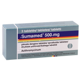 სუმამედი 500მგ ტბ #3   Sumamed 500mg tab #3