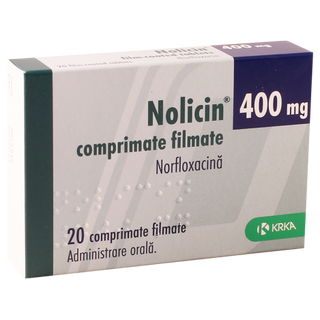 ნოლიცინი 400მგ ტბ #20   Nolicin tab 400mg #20