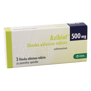 აზიბიოტი ტაბლეტი 500მგ #3 (კრკა - სლოვენია)   Azibiot tab 500 #3