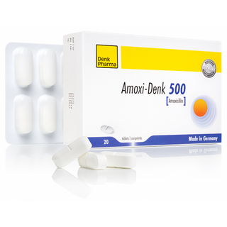 ამოქსი დენკი ტაბლეტი  500მგ #20    Amoxi Denk tab 500mg #20