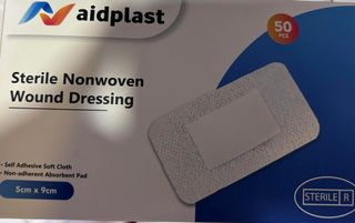 აიდპლასტი ჭრილობის სტერილური საფენი 5*9 0393   Aidplast Sterile Wound Dressing 5*9 0393