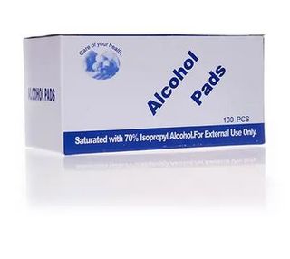 ალკოჰოლური საფენი N100 8356   Alconol pad 3X6 ster