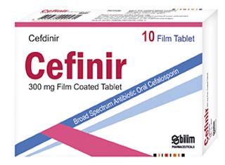 ცეფინირი (ცეფტინექსი) ტაბლეტი 300მგ #10    Ceftinex tab 300mg #10