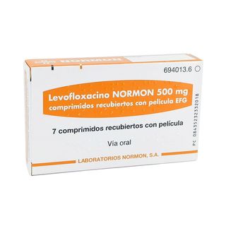 ლევოფლოქსაცინი ნორმონი ტაბლეტი 500მგ #7   Levofloxacin Normon tablet 500mg #7