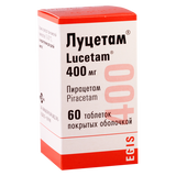 ლუცეტამი  400მგ ტბ #60   Lucetam tab 400mg #60