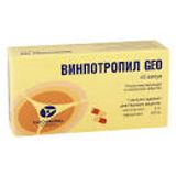 ვინპოტროპილი GEO კაფსულა 5მგ+400მგ #60 (კანონფარმა პროდაქშენი - რუსეთი)   Vinpotropil GEO caps 5mg+400mg #60