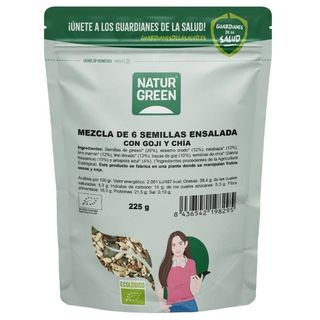 NATUR GREEN organic mix 6 sjemenki za salatu goji chia 225 GR