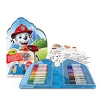 CRAYOLA - Mala 45 Peças Patrulha Pata para Pintar com Autocolantes