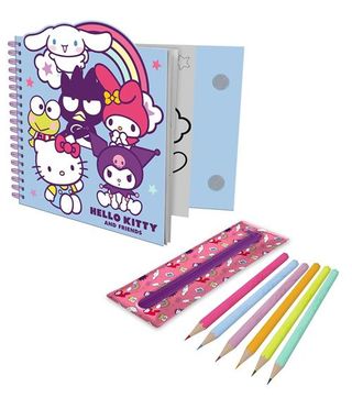Cuaderno de actividades con estuche Hello Kitty and Friends