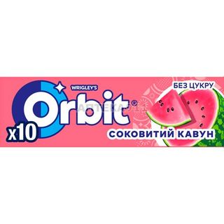 Жувальна Гумка Orbit (Орбіт) Соковитий Кавун 10 Шт