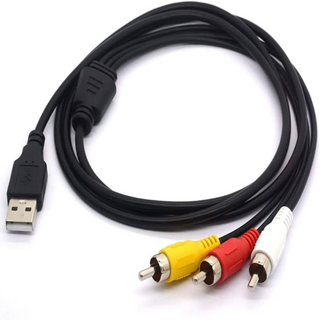 Cable Usb A 3Rca
