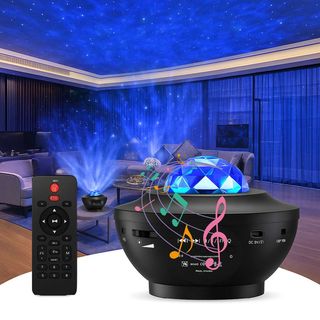 Projecteur Ciel Étoilé LED avec Haut-Parleur Bluetooth et Télécommande